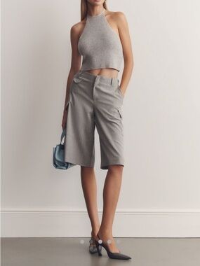 NWT Anthropologie Maeve Slouchy Bermuda Shorts